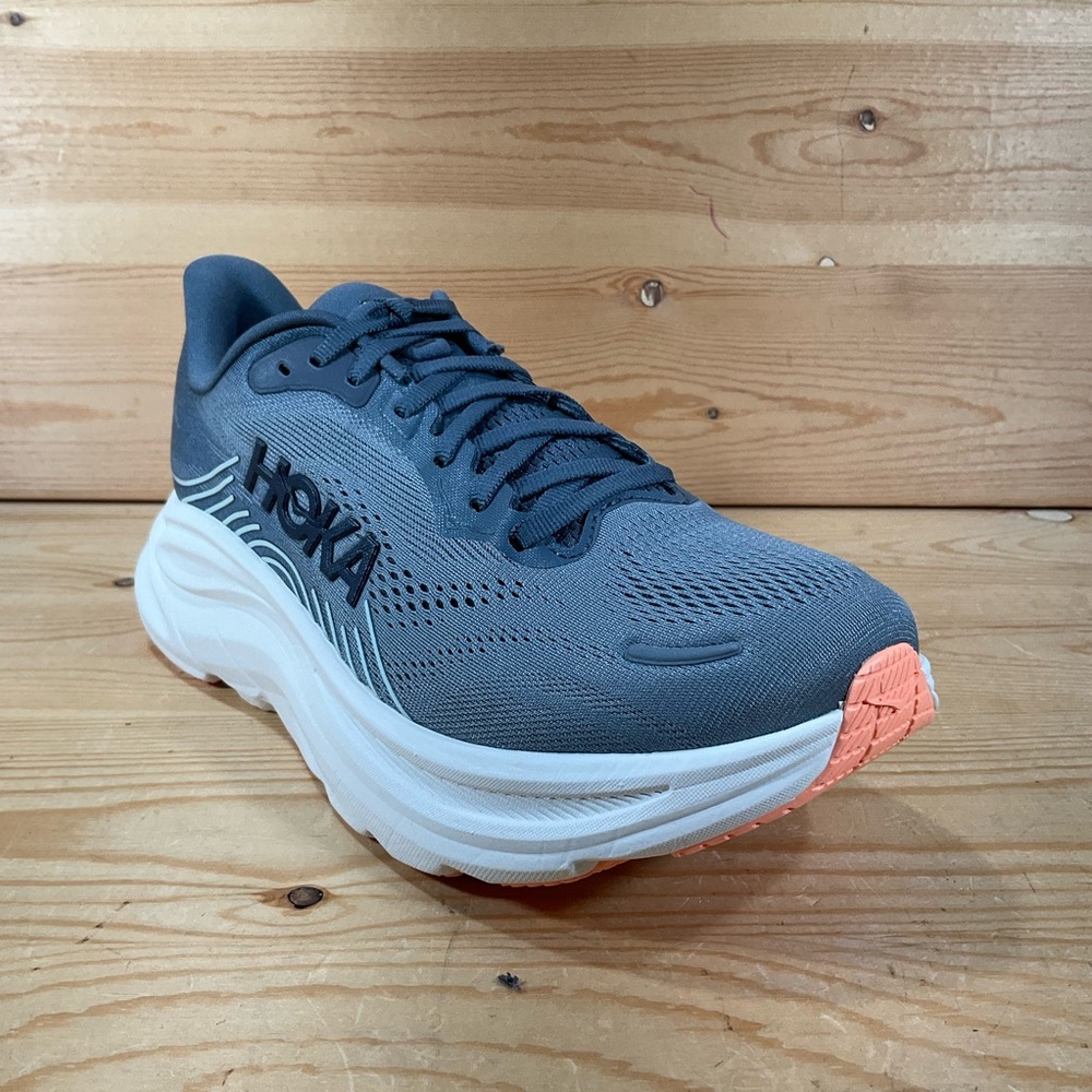 Hoka One Clifton 11 Running Shoes Women’s 8 B Grey White 1176573 FYGL